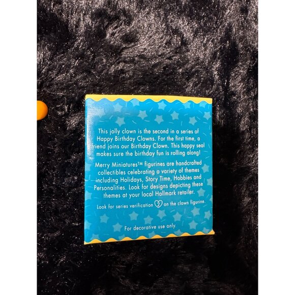 Merry Miniatures Happy Birthday Clown & Seal Figurines Collectors Series 2-Piece - Picture 2 of 10